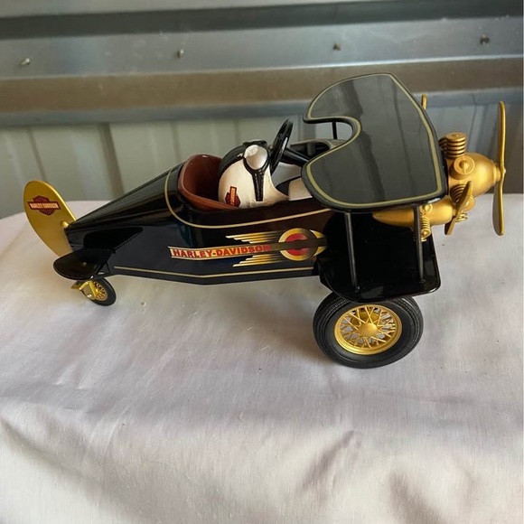 Harley-Davidson Other - Harley-Davidson Diecast Bi-Wing Pedal Plane